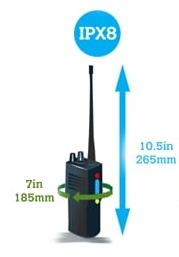 Aquapac vhf Funkgerät wasserdicht