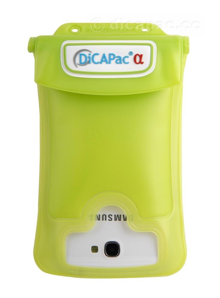 DiCAPac Smartphone Case medium waterproof, Green