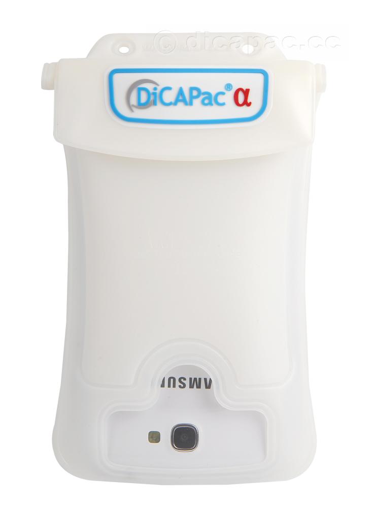 DiCAPac Smartphone Case medium waterproof, White