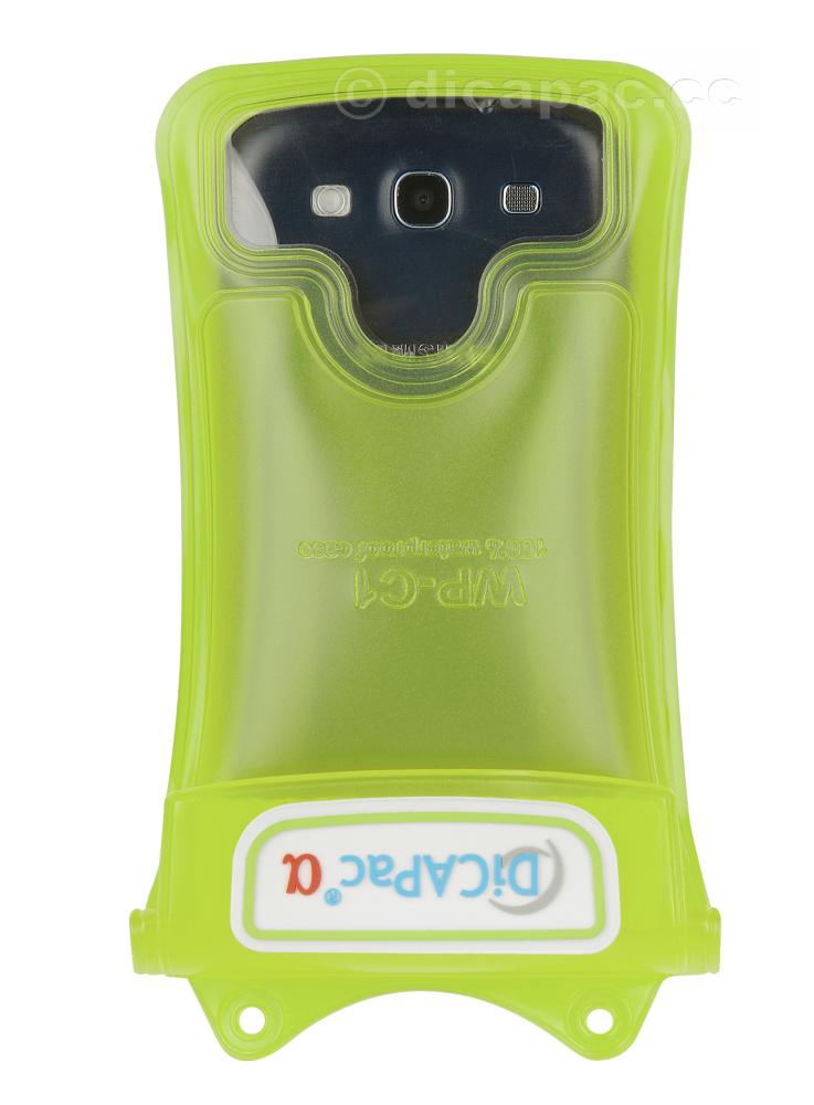 DiCAPac waterproof Smartphone Case mini, Green