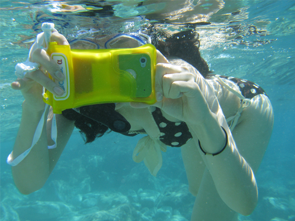 DiCAPac waterproof Smartphone Case mini, Green