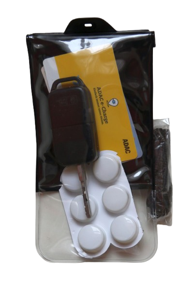 DiCAPac waterproof Document Pouch, Multifunctional bag, medium, Black