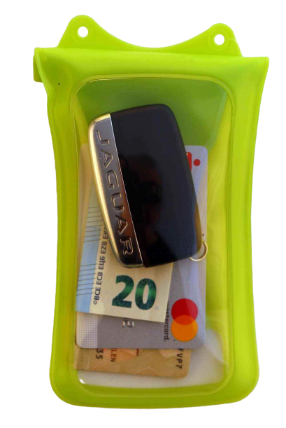 DiCAPac Keykeeper II, waterproof Document Bag, Key-Card Case, Green