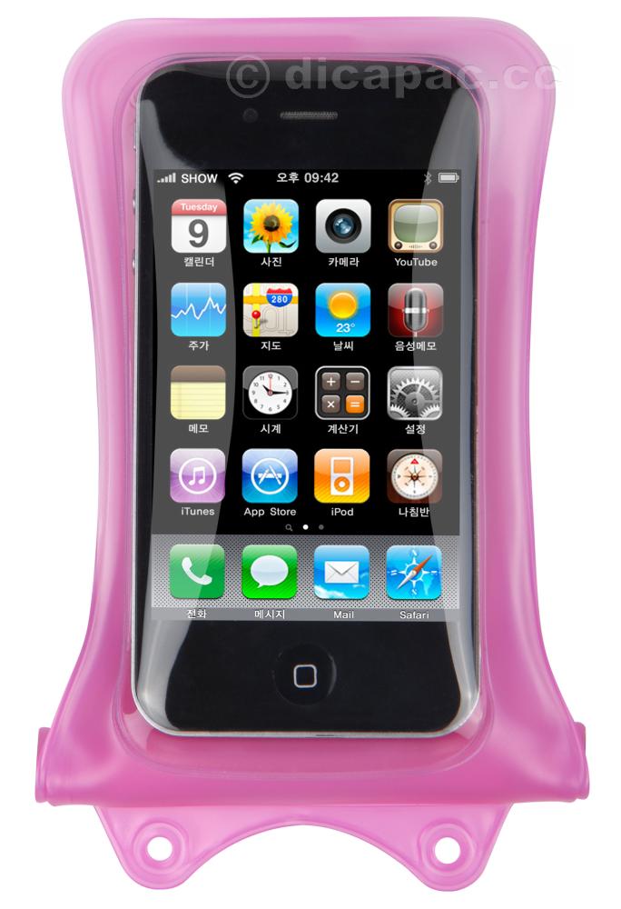 DiCAPac Phone-Case mini waterproof, Pink